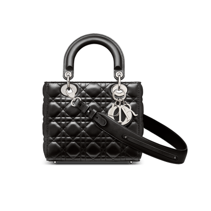 DIOR / SMALL LADY DIOR MY ABCDIOR BAG Black Cannage Lambskin M0538PNGE_M900